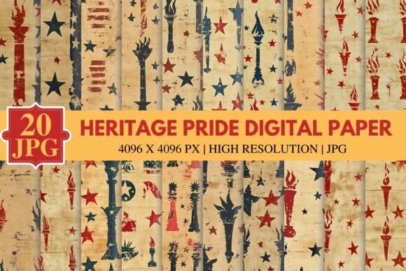 Download Heritage Pride Digital Paper - Paper Collection