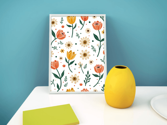Download Seamless Easter Floral Pattern Paper - Paper Collection