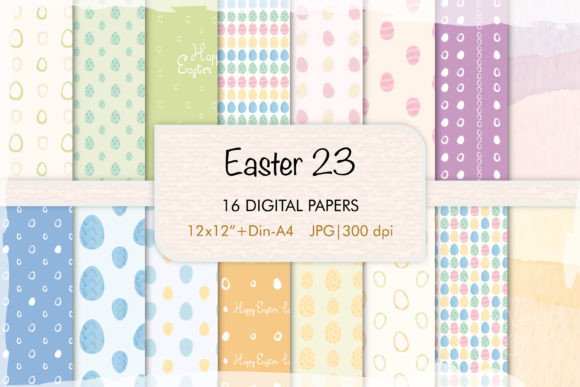 Download Easter 23 Digital Papers - Paper Collection
