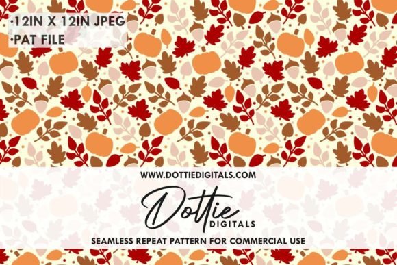 Download Fall Pumpkins and Leaves Pattern - Leaves pattern Collection