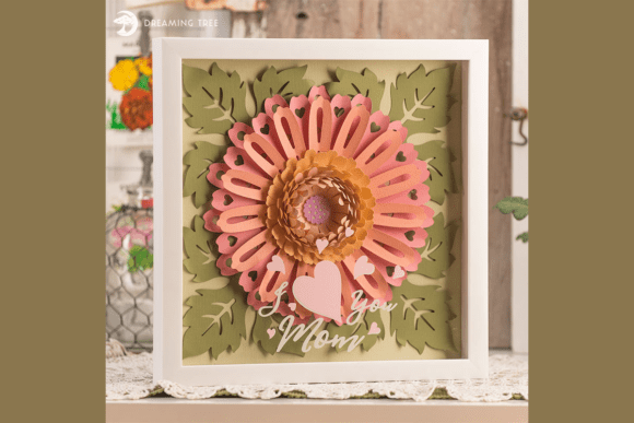 Download Lollipop Daisy Paper Sculpture SVG - Paper Collection