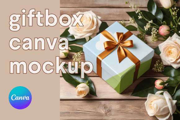 Download Gift Box Wrapping Paper Canva Mockup - Paper Collection