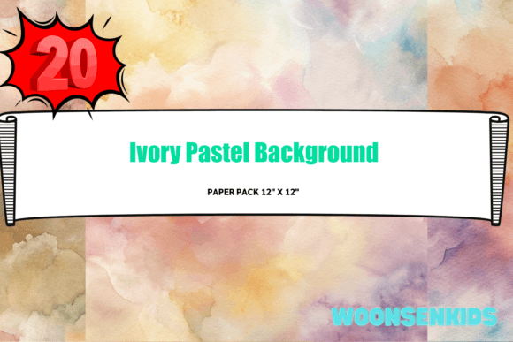 Download Popular Ivory Pastel Background Watercolor Png Kdp Digital Paper - Paper Collection