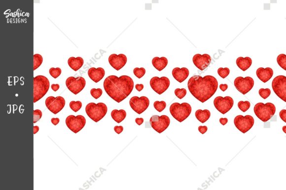 Download Red Heart with Pot Leaves Pattern Border - Premium Resources