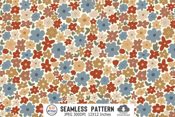 Download Boho Flower Pattern Spring Floral Paper - Paper Collection