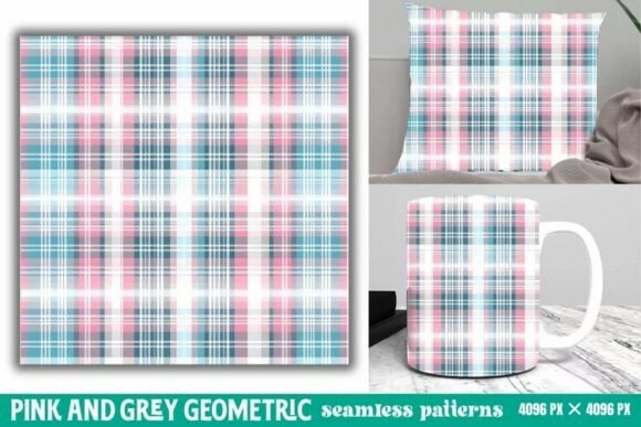 Download Pink and Grey Geometric Digital Paper - Paper Collection