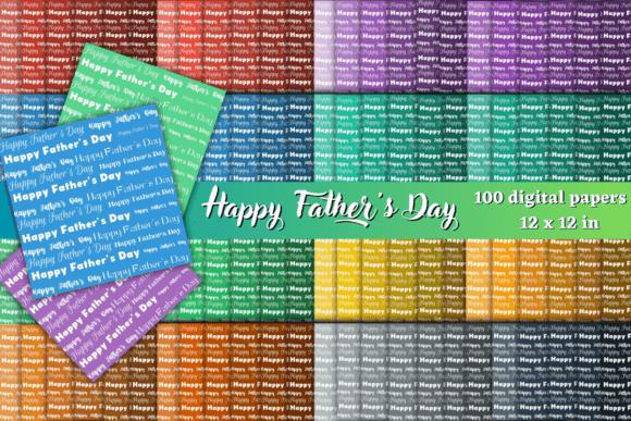 Download 100 Colorful Happy Father's Day Papers - Paper Collection