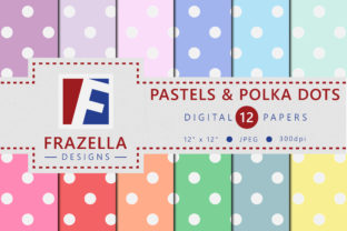 Download Pastel & Polka Dots Digital Paper Collection - Paper Collection