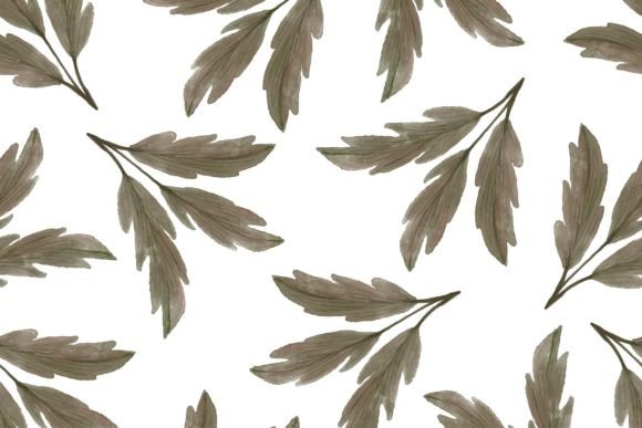 Download Brown Leaves Pattern for Fabric Design - Leaves pattern Collection