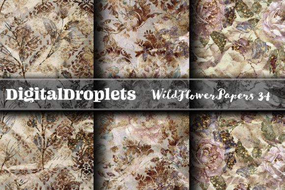 Download Wild Flowers Papers | FREEBIE - Paper Collection