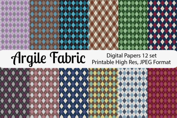 Download Argyle Fabric Digital Papers High Res - Paper Collection
