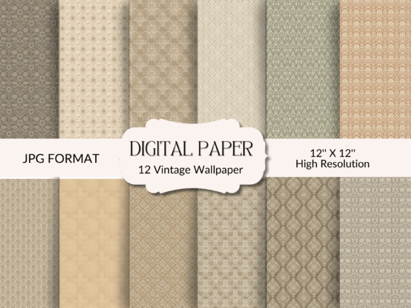 Download Seamless Victorian Vintage Wallpaper - Paper Collection