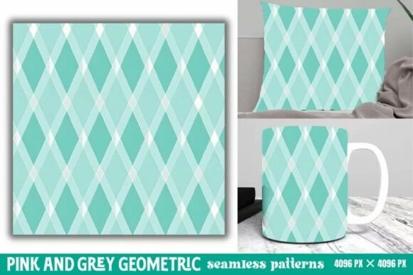 Download Pink and Grey Geometric Digital Paper - Paper Collection