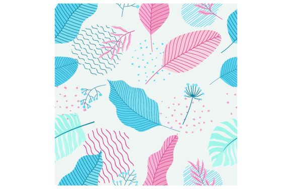 Download Tropical Leaves Pattern - Premium Resources