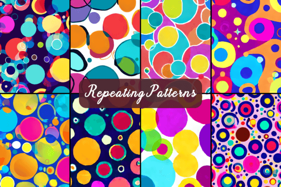Download Boho Circles Seamless Repeating Patterns - Seamless repeating patterns Collection