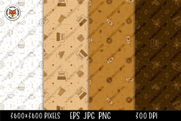 Download Coffee Scrapbooking Papers - Paper Collection