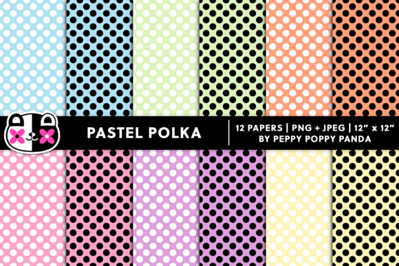 Download Seamless Pastel Polka Dots Digital Paper - Paper Collection