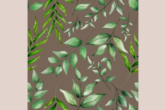 Download Beautiful Watercolor Leaves Pattern - Leaves pattern Collection