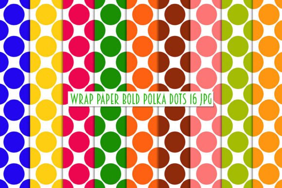Download Wrap Paper Bold Polka Dots - Paper Collection