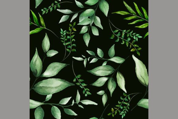 Download Beautiful Watercolor Leaves Pattern - Leaves pattern Collection