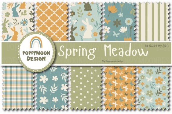 Download Spring Meadow Paper Set - Paper Collection
