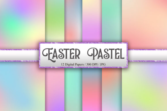 Download Easter Pastel Background Digital Papers - Paper Collection