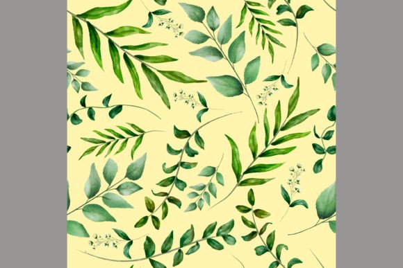 Download Beautiful Watercolor Leaves Pattern - Leaves pattern Collection