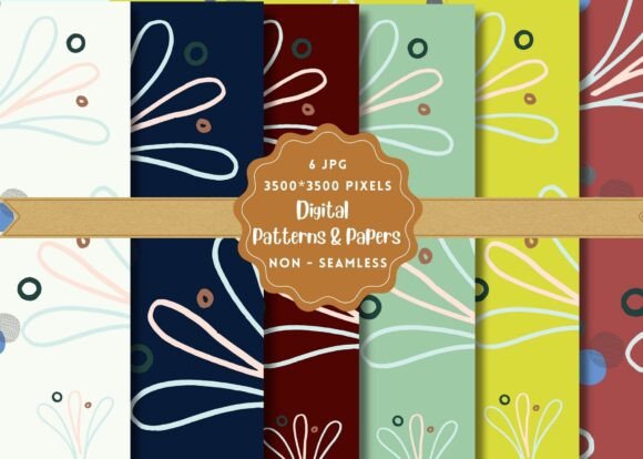 Download Whimsical Digital Paper Patterns - Paper Collection